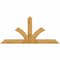 Ekena Millwork Richland Rough Sawn Timber Gable Bracket, Western Red Cedar, 84"W x 38"H x 6"D x 6"F, 11/12 Pitch GBW084X38X0606RIC00RWR - alternate 1